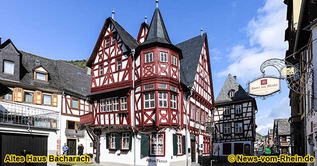 In Bacharach am Rhein finden Besucher und Touristen eine große Anzahl an Fremdenzimmern, Ferienwohnungen und Appartements.