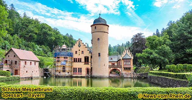 Mespelbrunn Castle is a moated castle in the Franconia region of Bavaria.